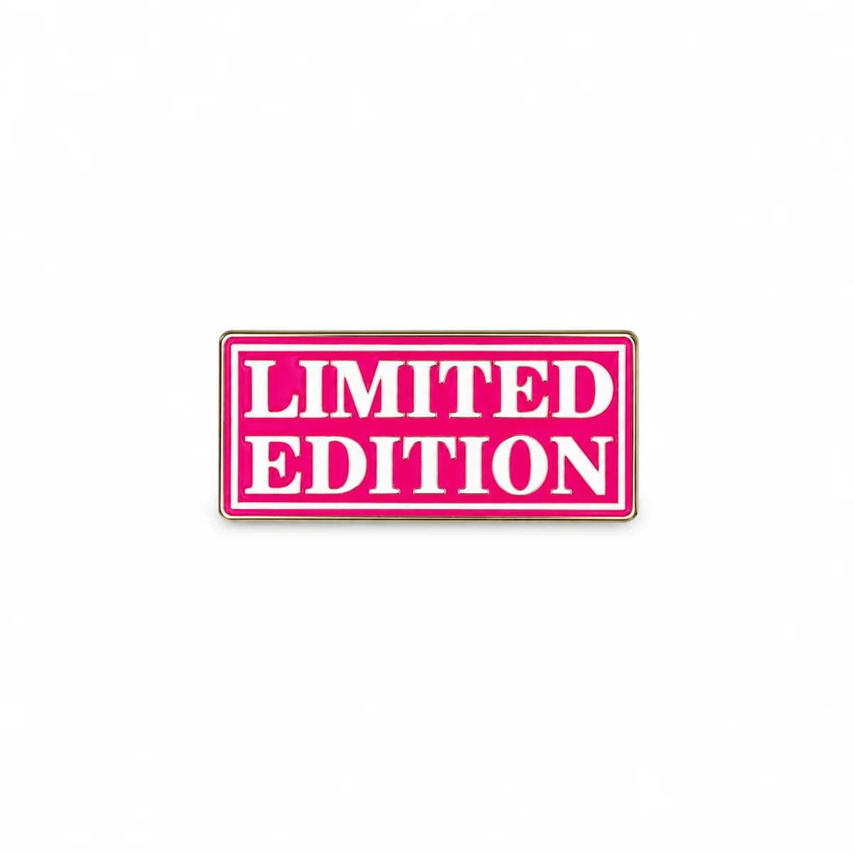 Limited Edition Metal Enamel Sticker