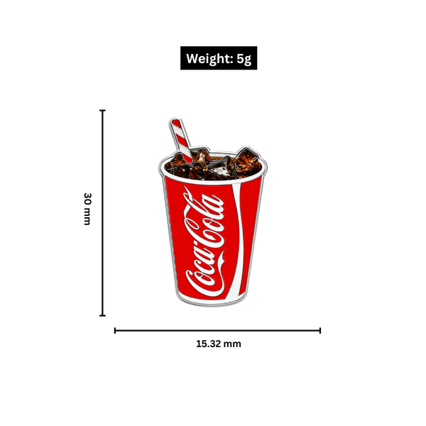 Cola To-Go Metal Charm