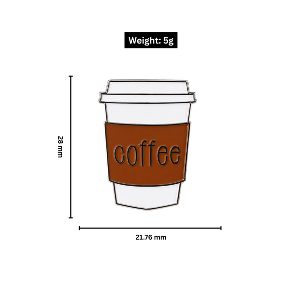 Coffee First Metal Charm