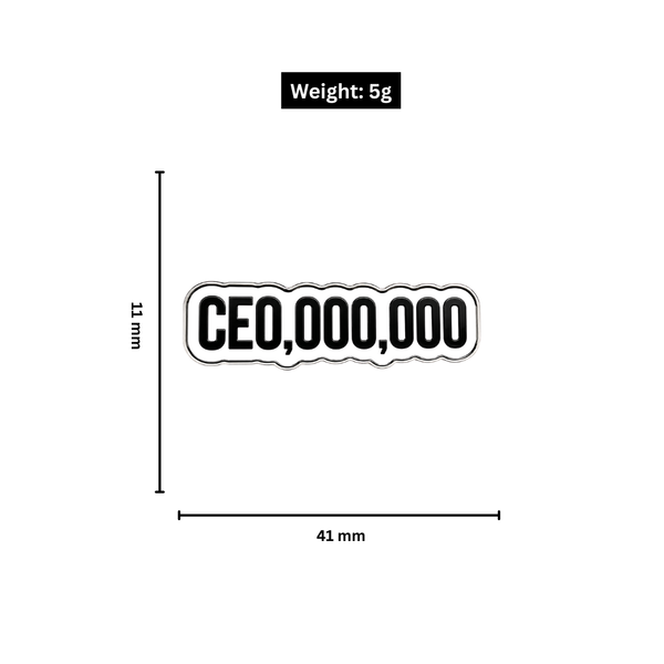 CEO Energy Metal Charm