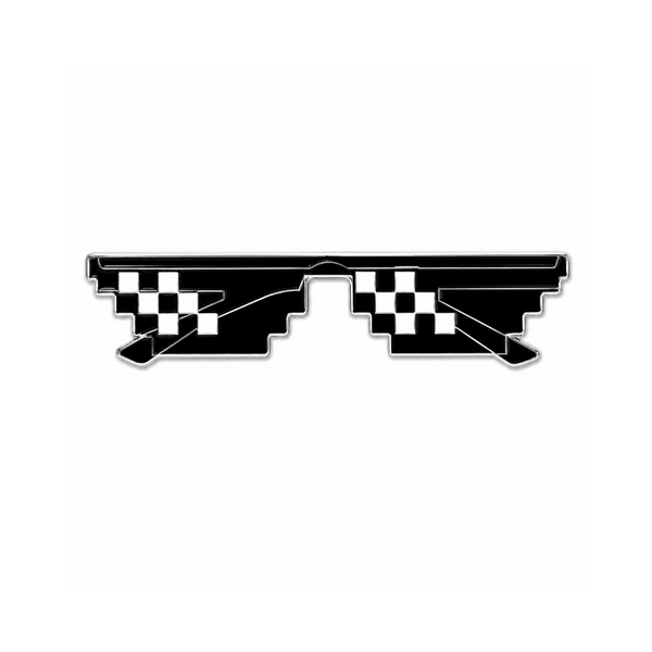 Pixel Shades Metal Charm